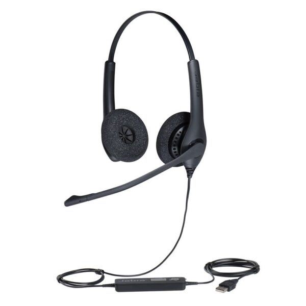 Auricular Jabra BIZ 1500 Duo USB (1559-0159) – Cancelación de Ruido para Call Center en Perú